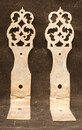 A pair of decorative eighteenth century brass 