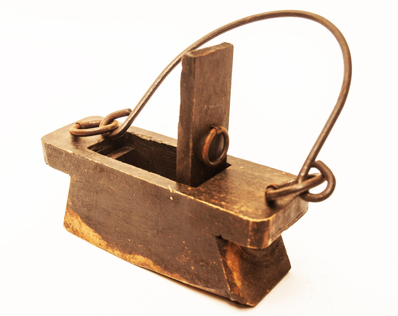 A rare 19th century lock keepers money collecting  box.