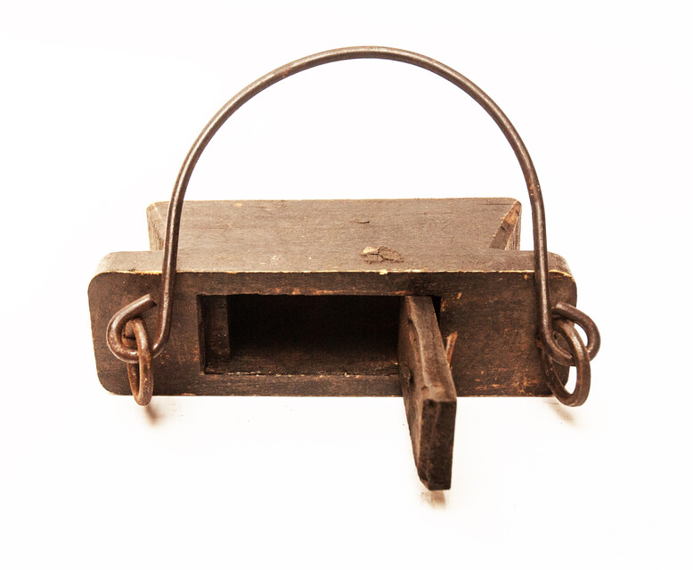 A rare 19th century lock keepers money collecting  box.