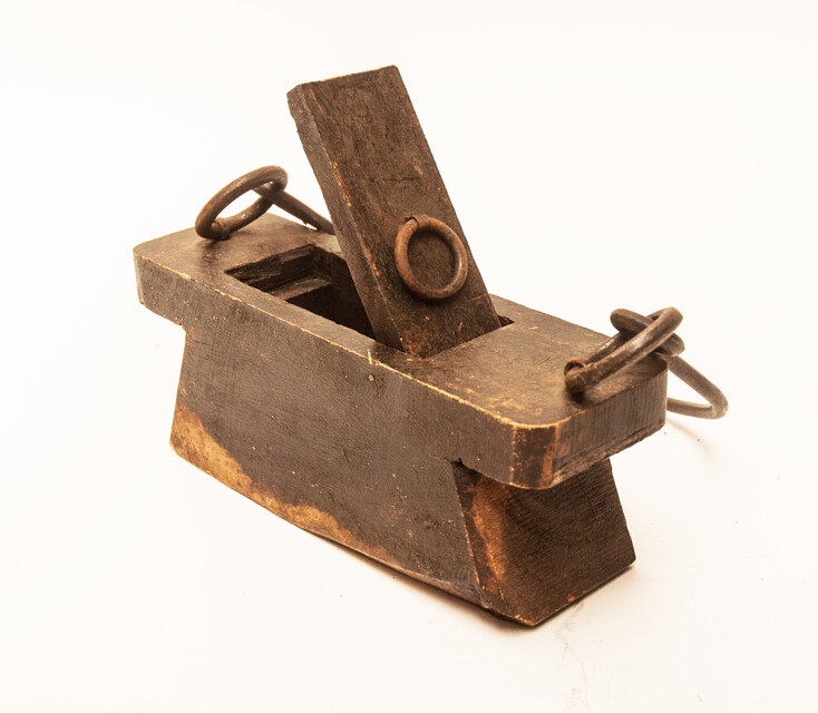 A rare 19th century lock keepers money collecting  box.