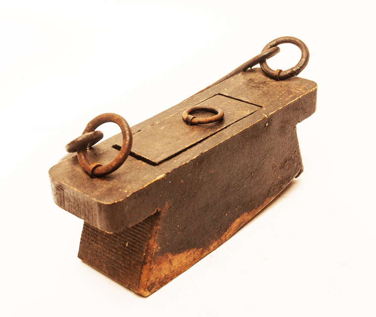 A rare 19th century lock keepers money collecting  box.