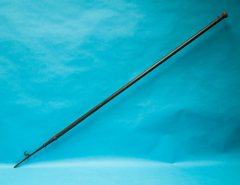 A seventeenth century Dutch skating hook stick.