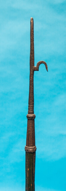 A seventeenth century Dutch skating hook stick.