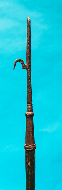 A seventeenth century Dutch skating hook stick.