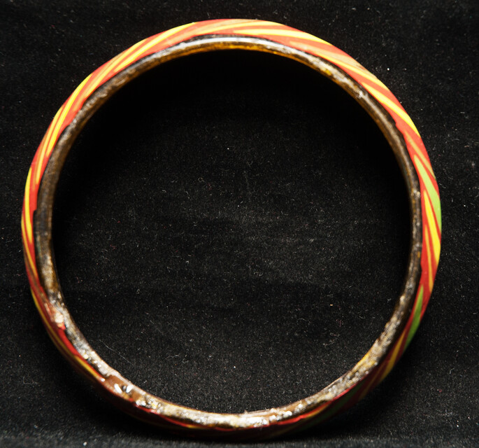 An early Roman glass bracelet.