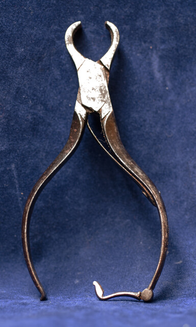 An eighteenth century dental forceps by PEPYS in London.