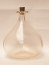 An eighteenth century uroscopists bottle with a copper funnel.