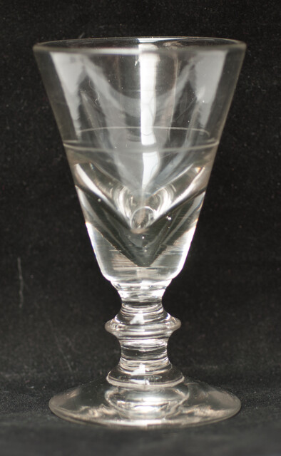 Three 19th century toastmasters glasses.