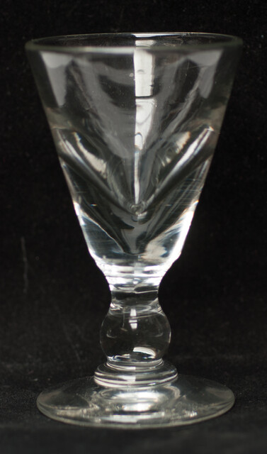 Three 19th century toastmasters glasses.